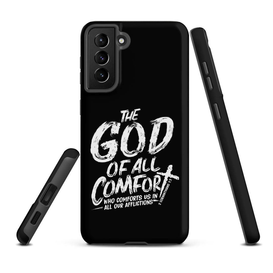 Christian Phone Case God of All Comfort Black for Samsung® Samsung® Phone Cases   