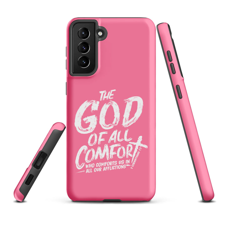 Christian Phone Case God of All Comfort Pink for Samsung® Samsung® Phone Cases   