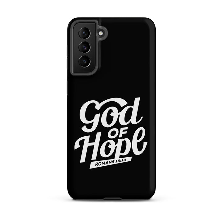 Christian Phone Case God of Hope Black for Samsung® Samsung® Phone Cases Matte Samsung Galaxy S21 Plus 