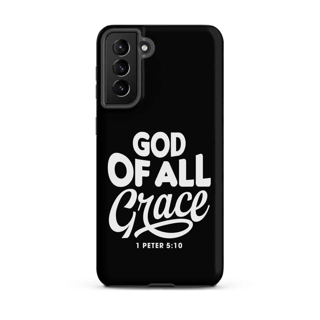 Christian Phone Case God of All Grace Black for Samsung® Samsung® Phone Cases Matte Samsung Galaxy S21 Plus 