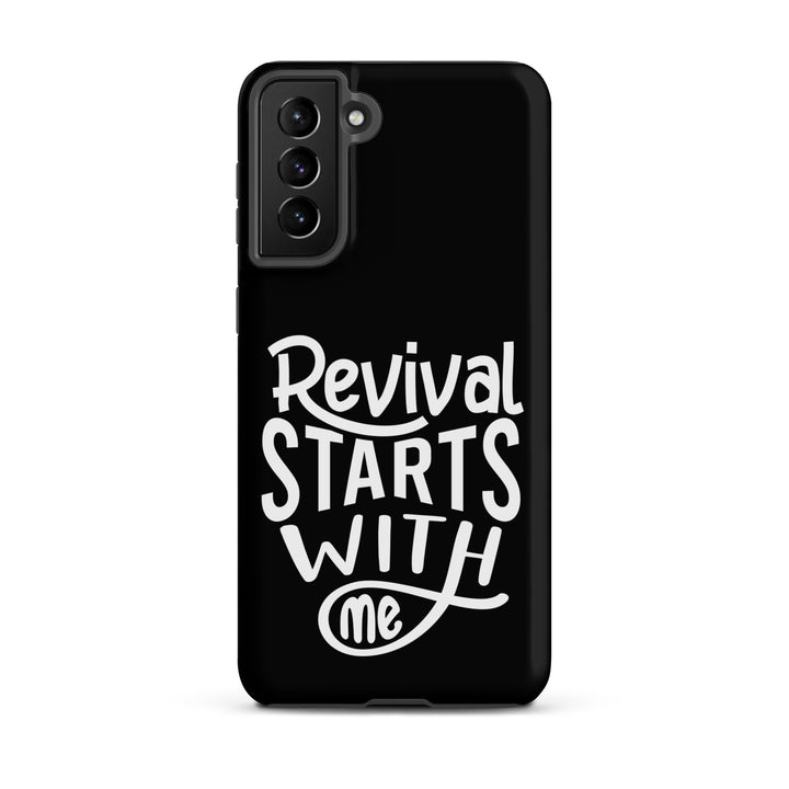 Christian Phone Case Revival Starts With Me Black for Samsung® Samsung® Phone Cases Matte Samsung Galaxy S21 Plus 