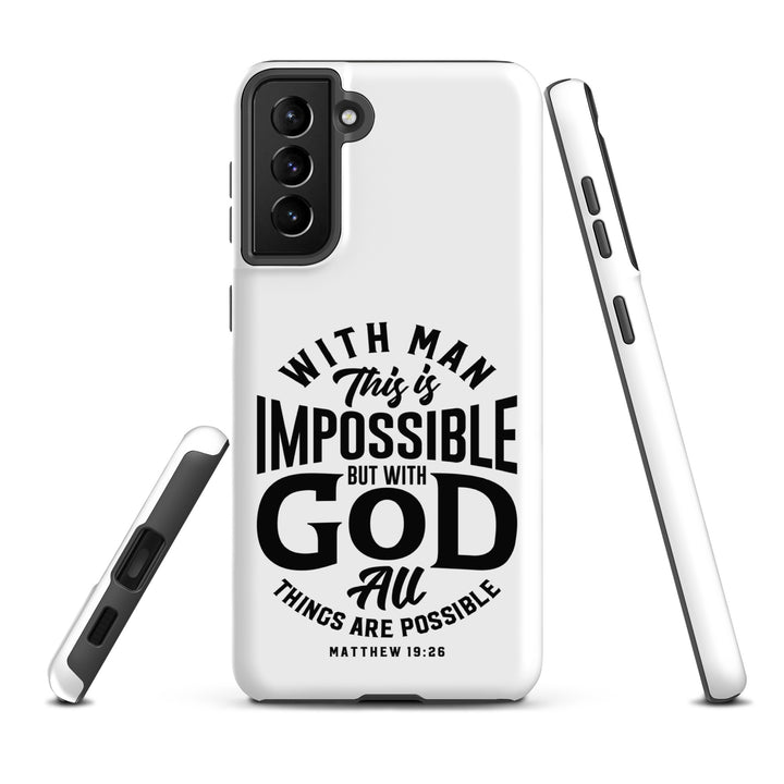 Christian Phone Case All Things Possible White for Samsung® Samsung® Phone Cases   