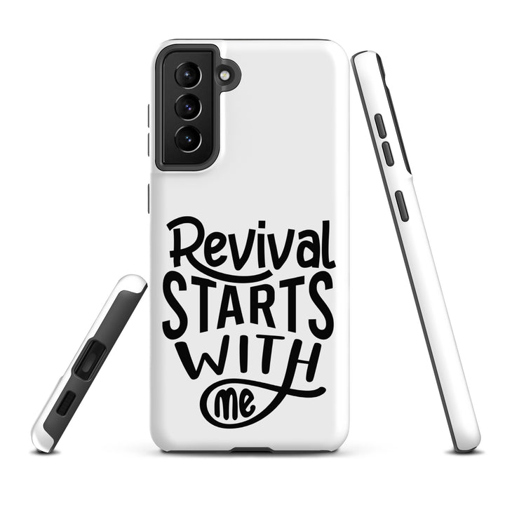 Christian Phone Case Revival Starts With Me White for Samsung® Samsung® Phone Cases   