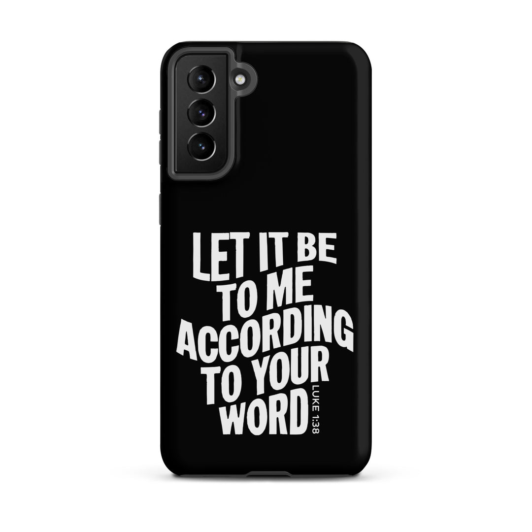 Christian Phone Case According To Your Word Black for Samsung® Samsung® Phone Cases Matte Samsung Galaxy S21 Plus 