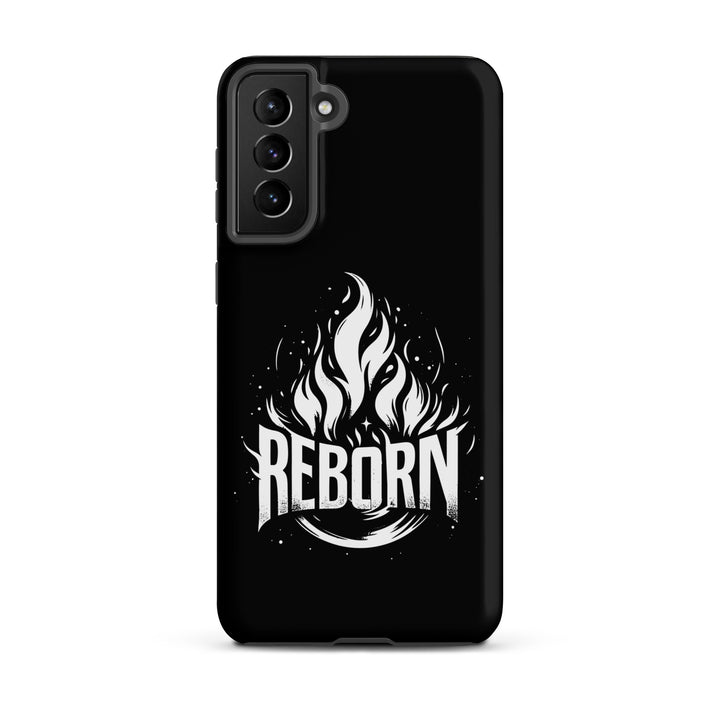 Christian Phone Case Reborn Black for Samsung® Samsung® Phone Cases Matte Samsung Galaxy S21 Plus 