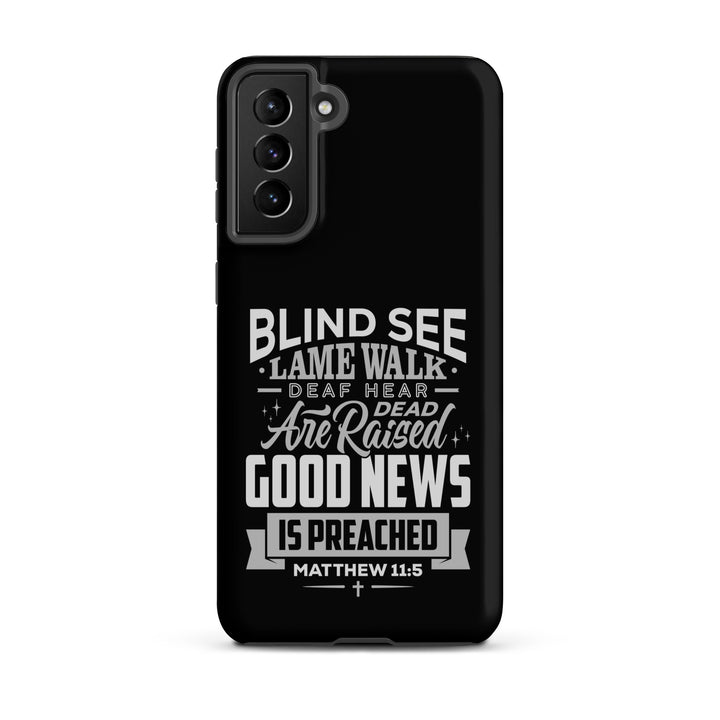 Christian Phone Case Go and Tell John Black for Samsung® Samsung® Phone Cases Matte Samsung Galaxy S21 Plus 