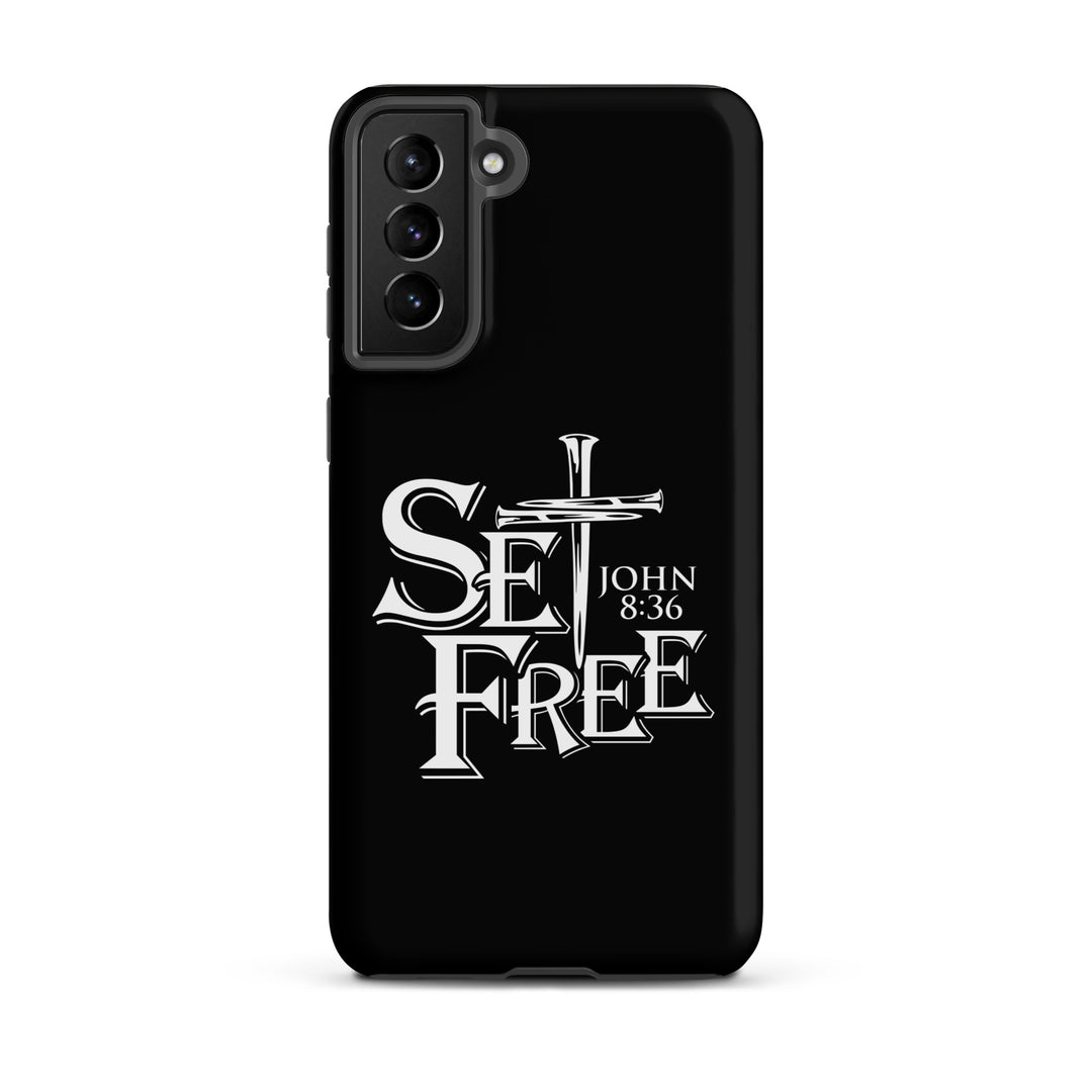 Christian Phone Case Set Free Black for Samsung® Samsung® Phone Cases Matte Samsung Galaxy S21 Plus 