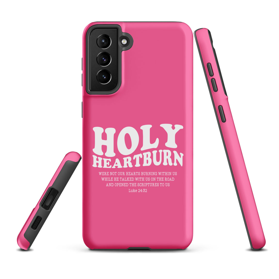 Christian Phone Case Holy Heartburn Pink for Samsung® Samsung® Phone Cases   