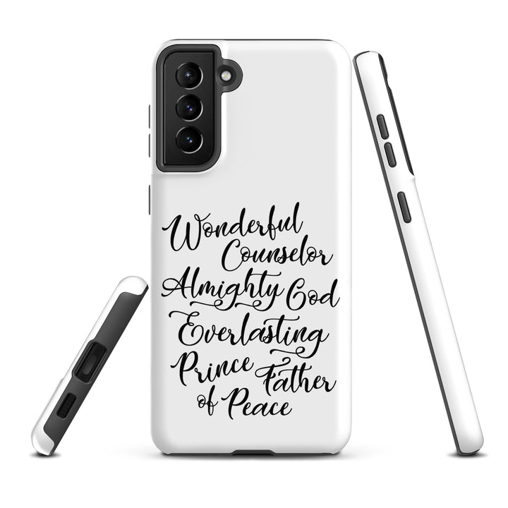 Christian Phone Case Wonderful Counselor White for Samsung® Samsung® Phone Cases   