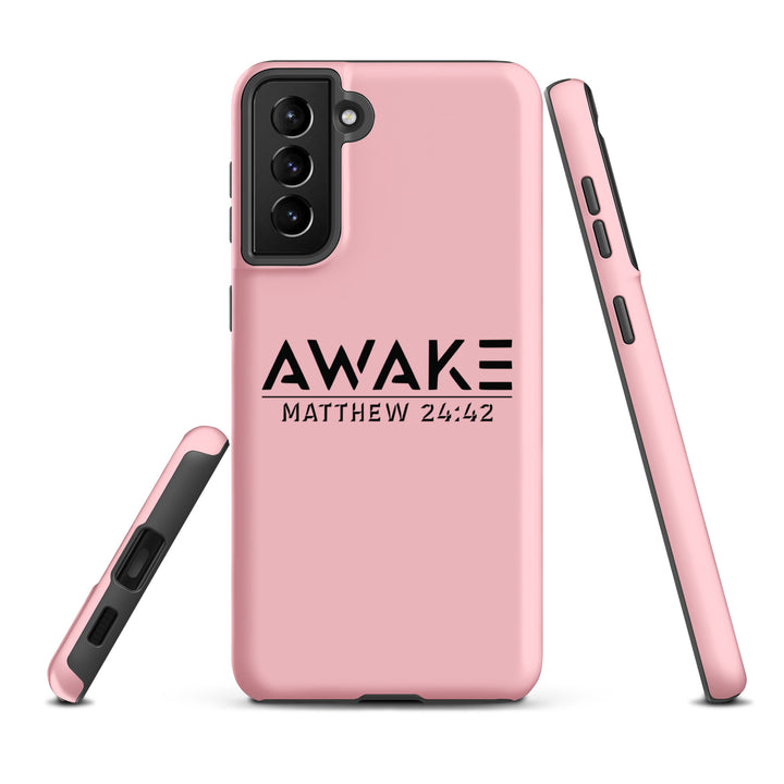 Christian Phone Case Awake  Pink for Samsung® Samsung® Phone Cases   