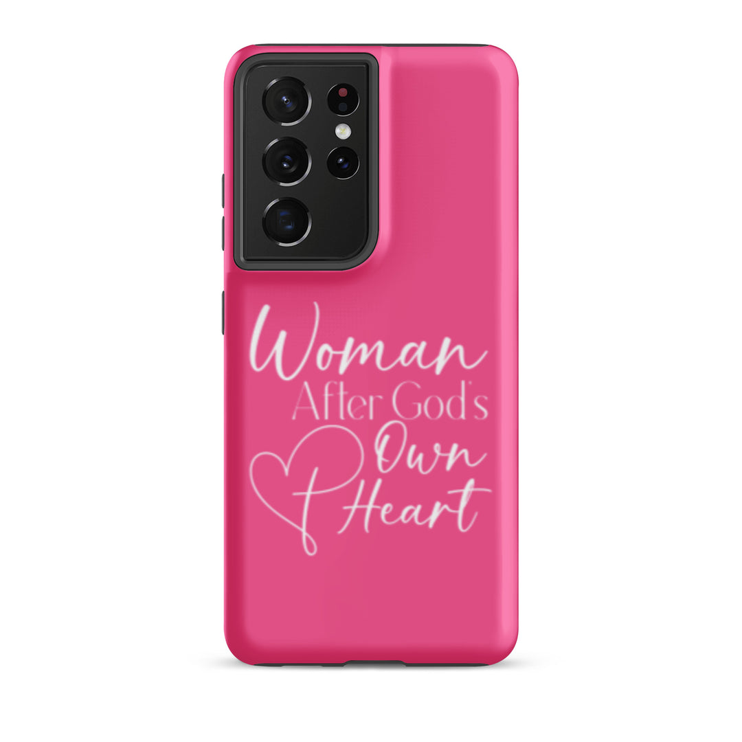 Christian Phone Case Woman After God's Heart for Samsung® Samsung® Phone Cases Matte Samsung Galaxy S21 Ultra 