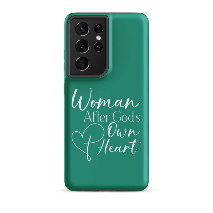 Christian Phone Case Woman After God's Heart for Samsung® Samsung® Phone Cases Matte Samsung Galaxy S21 Ultra 