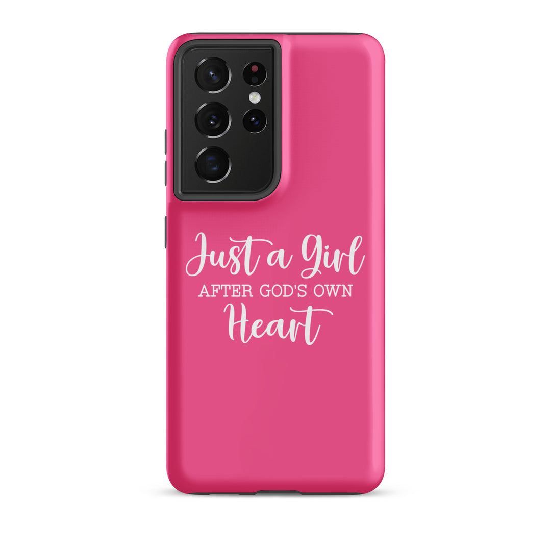 Christian Phone Case Girl After God's Heart for Samsung® Samsung® Phone Cases Matte Samsung Galaxy S21 Ultra 