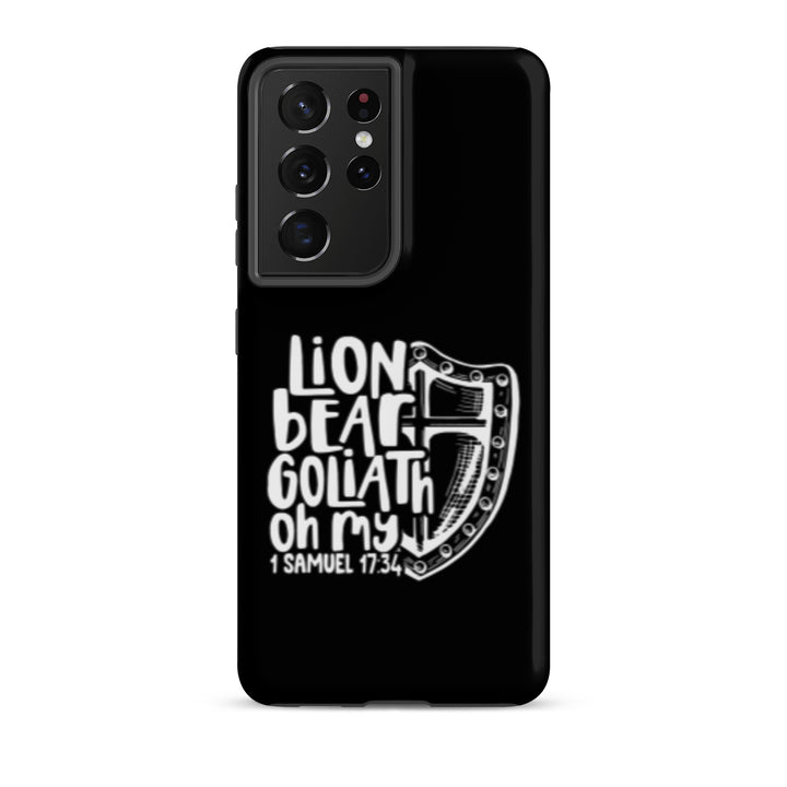 Christian Phone Case Lion Bear Goliath Oh My for Samsung® Samsung® Phone Cases Matte Samsung Galaxy S21 Ultra 