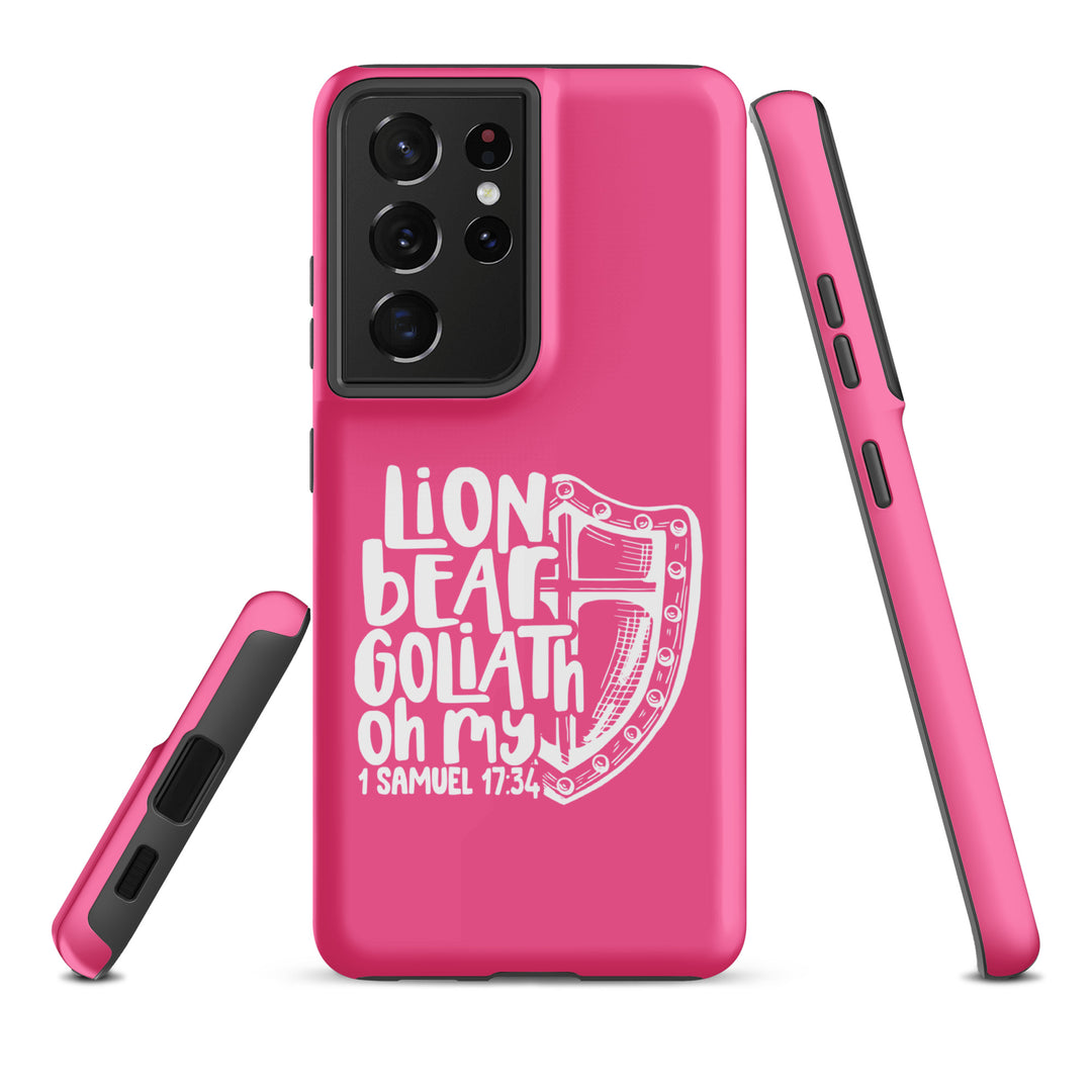 Christian Phone Case Lion Bear Goliath Oh My for Samsung® Samsung® Phone Cases   