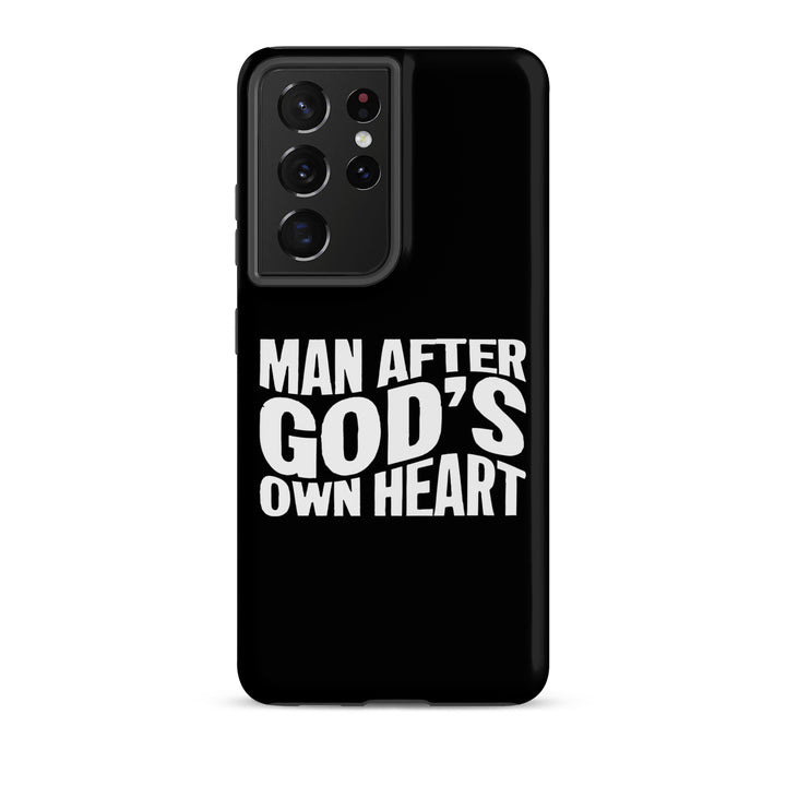 Christian Phone Case Man After God's Heart for Samsung® Samsung® Phone Cases Matte Samsung Galaxy S21 Ultra 