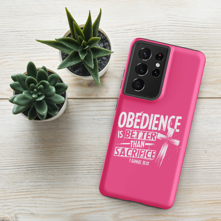 Christian Phone Case Obedience Is Better for Samsung® Samsung® Phone Cases   