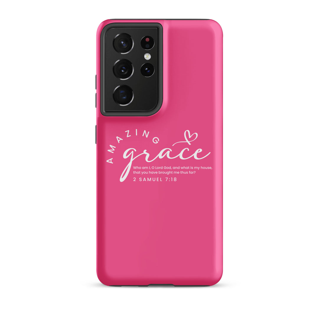 Christian Phone Case Amazing Grace Pink for Samsung® Samsung® Phone Cases Matte Samsung Galaxy S21 Ultra 