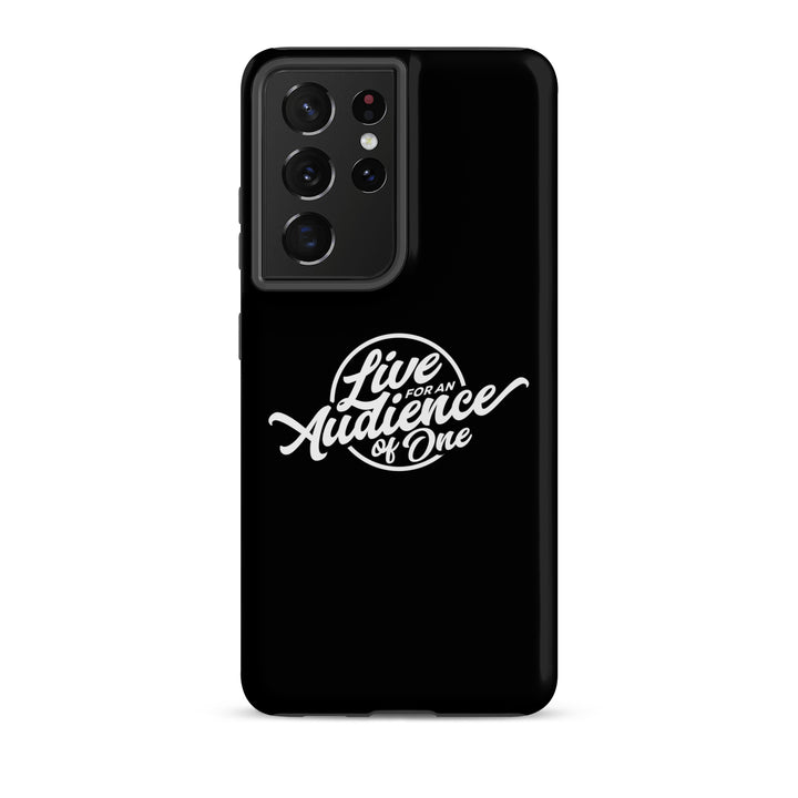 Christian Phone Case Audience of One Black for Samsung® Samsung® Phone Cases Matte Samsung Galaxy S21 Ultra 