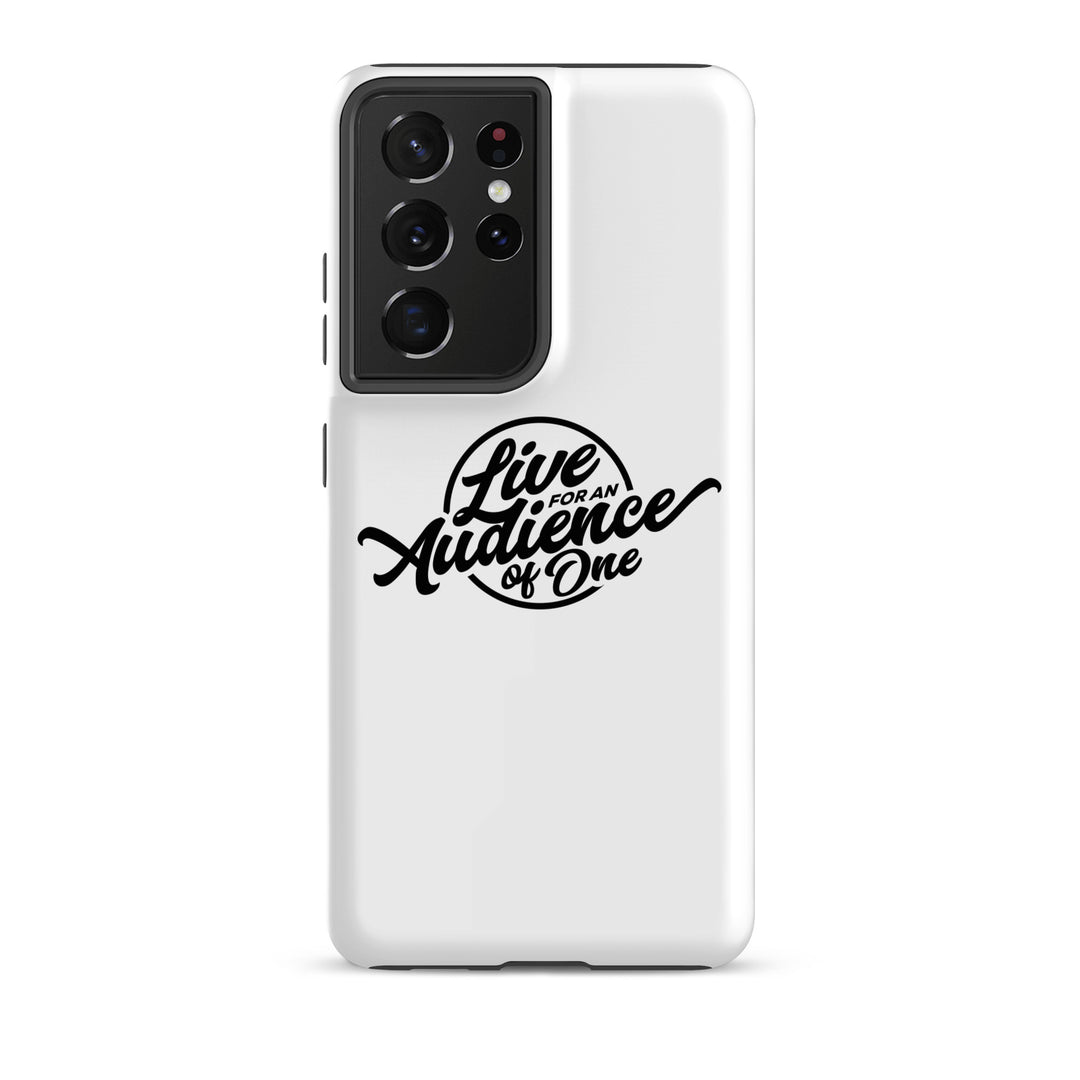 Christian Phone Case Audience of One White for Samsung® Samsung® Phone Cases Matte Samsung Galaxy S21 Ultra 