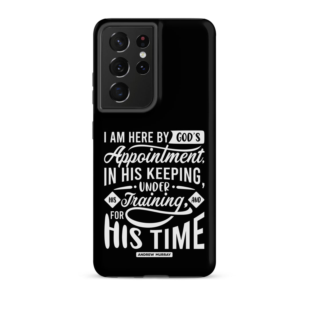 Christian Phone Case His Time Black for Samsung® Samsung® Phone Cases Matte Samsung Galaxy S21 Ultra 