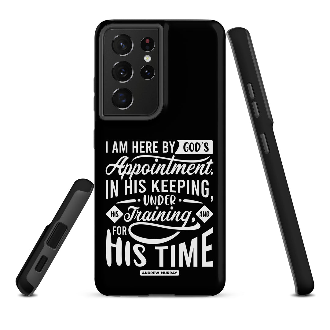 Christian Phone Case His Time Black for Samsung® Samsung® Phone Cases   