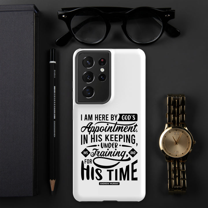 Christian Phone Case His Time White for Samsung® Samsung® Phone Cases   