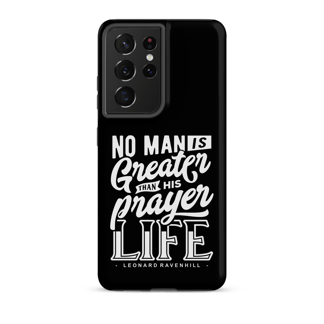 Christian Phone Case Prayer Life Black for Samsung® Samsung® Phone Cases Matte Samsung Galaxy S21 Ultra 