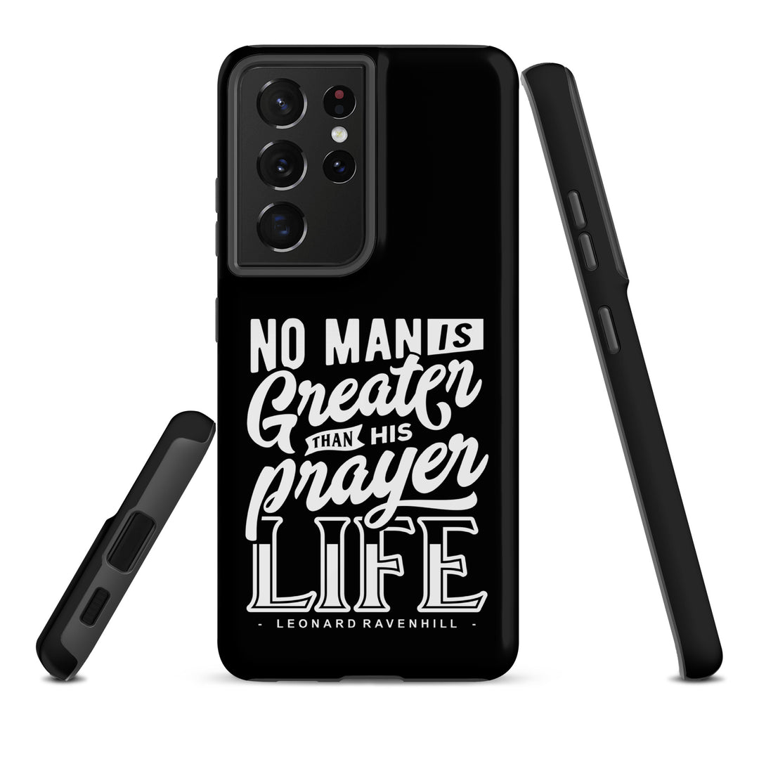 Christian Phone Case Prayer Life Black for Samsung® Samsung® Phone Cases   