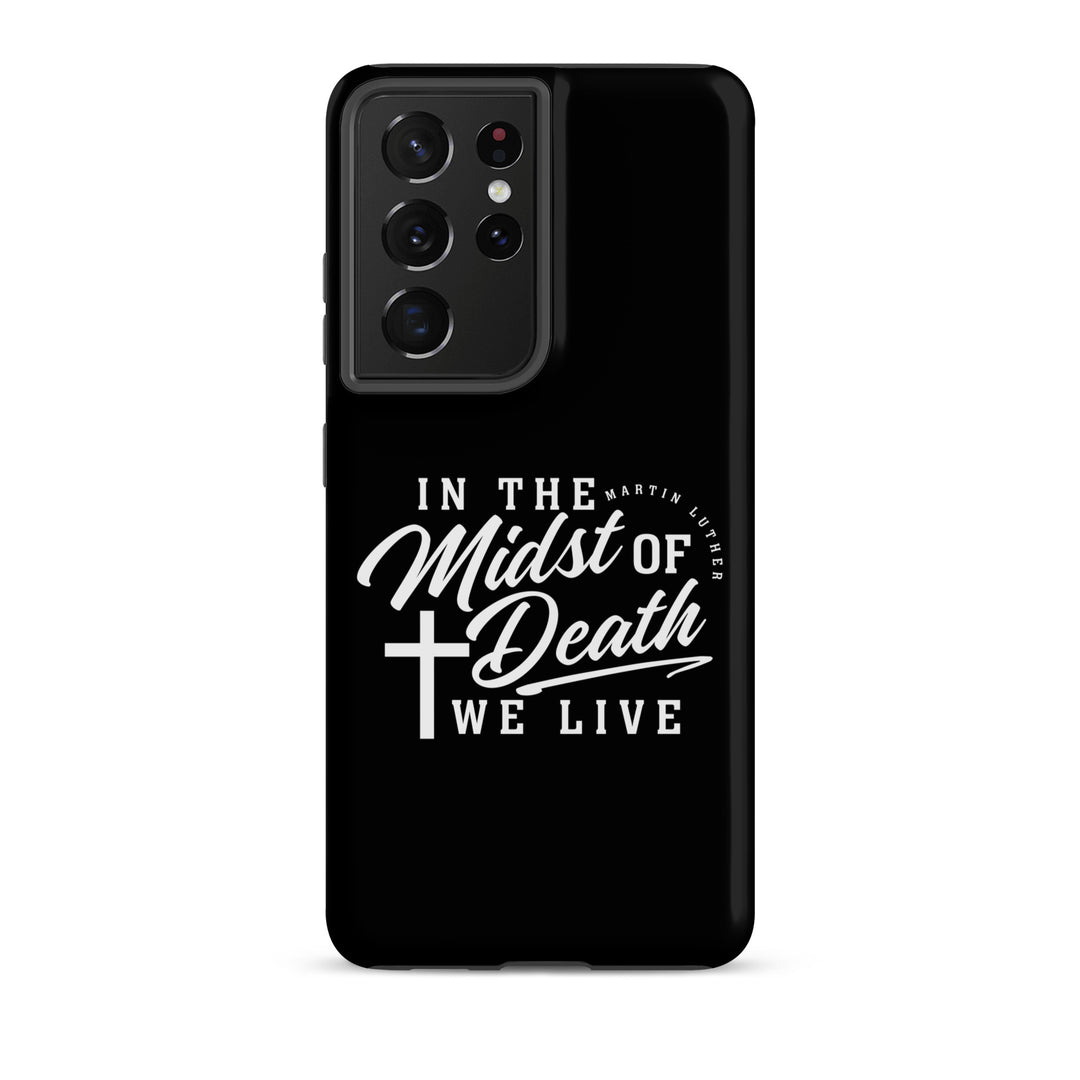 Christian Phone Case Midst of Death Black for Samsung® Samsung® Phone Cases Matte Samsung Galaxy S21 Ultra 