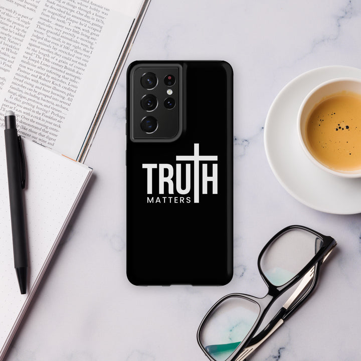 Christian Phone Case Truth Matters Black for Samsung® Samsung® Phone Cases   