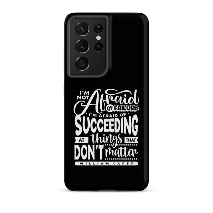 Christian Phone Case Things That Matter Black for Samsung® Samsung® Phone Cases Matte Samsung Galaxy S21 Ultra 