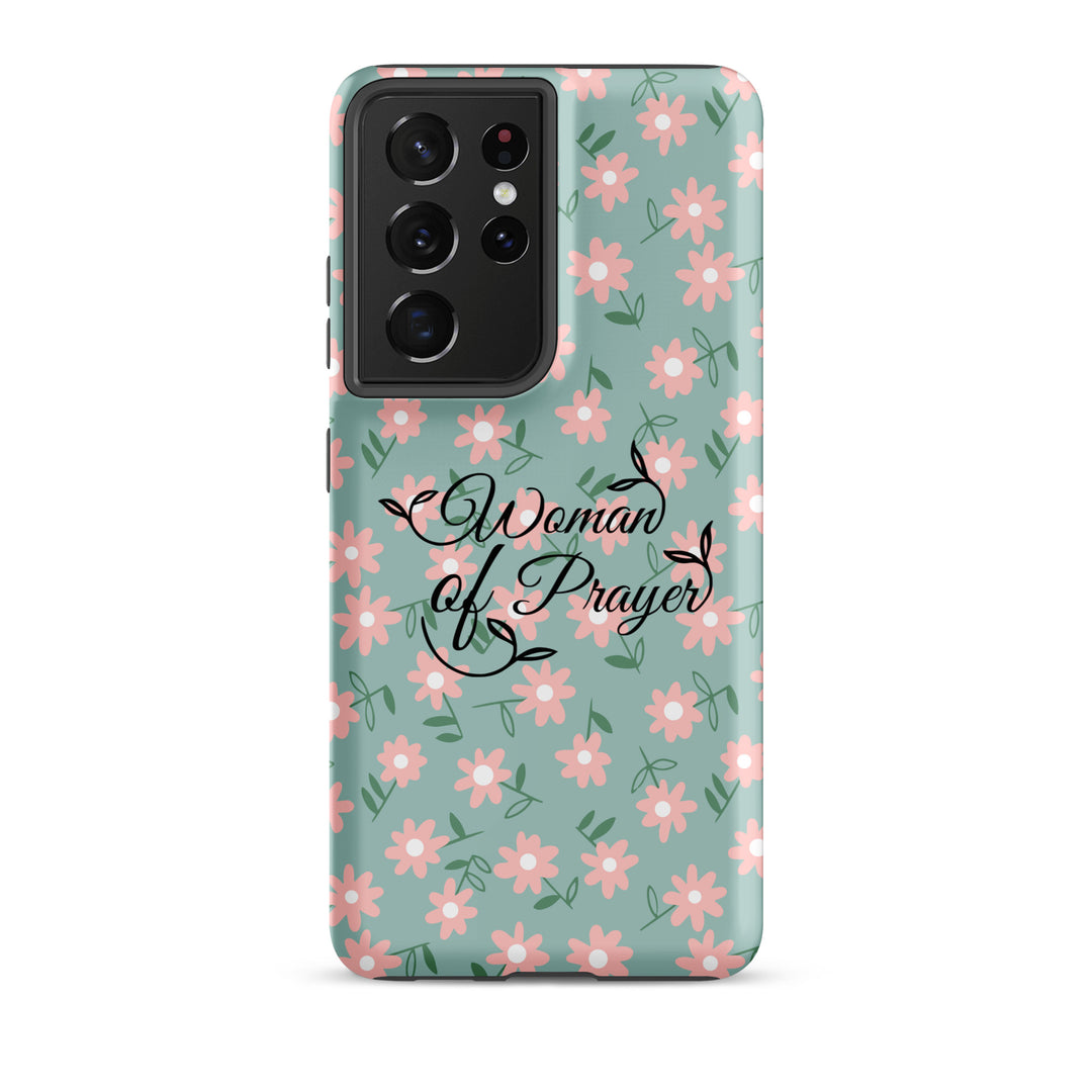 Christian Phone Case Woman of Prayer Daisy for Samsung® Samsung® Phone Cases Matte Samsung Galaxy S21 Ultra 