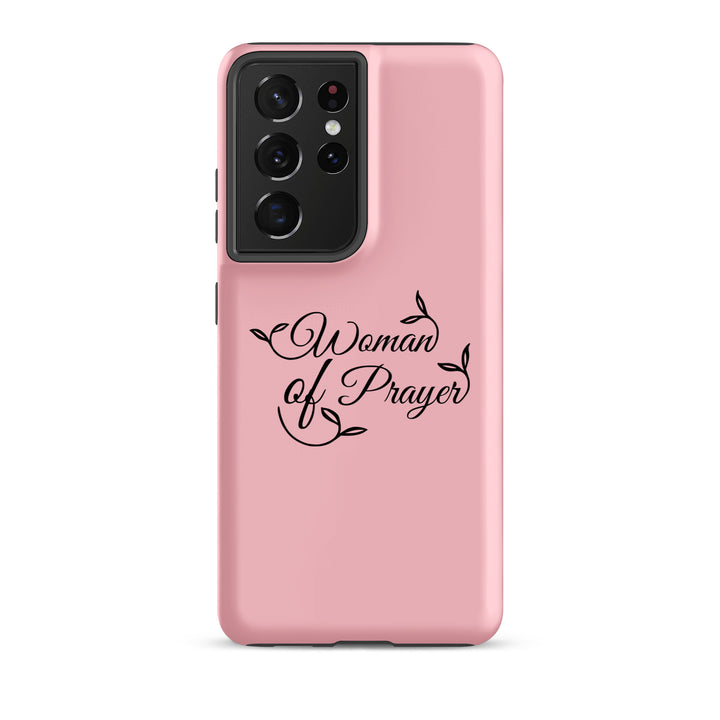 Christian Phone Case Woman of Prayer Pink for Samsung® Samsung® Phone Cases Matte Samsung Galaxy S21 Ultra 