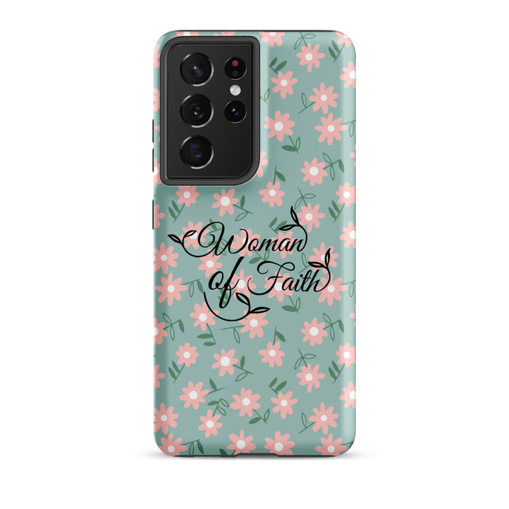 Christian Phone Case Woman of Faith Daisy for Samsung® Samsung® Phone Cases Matte Samsung Galaxy S21 Ultra 