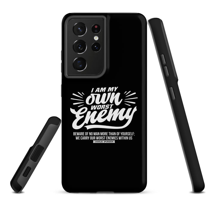 Christian Phone Case Worst Enemy Black for Samsung® Samsung® Phone Cases   