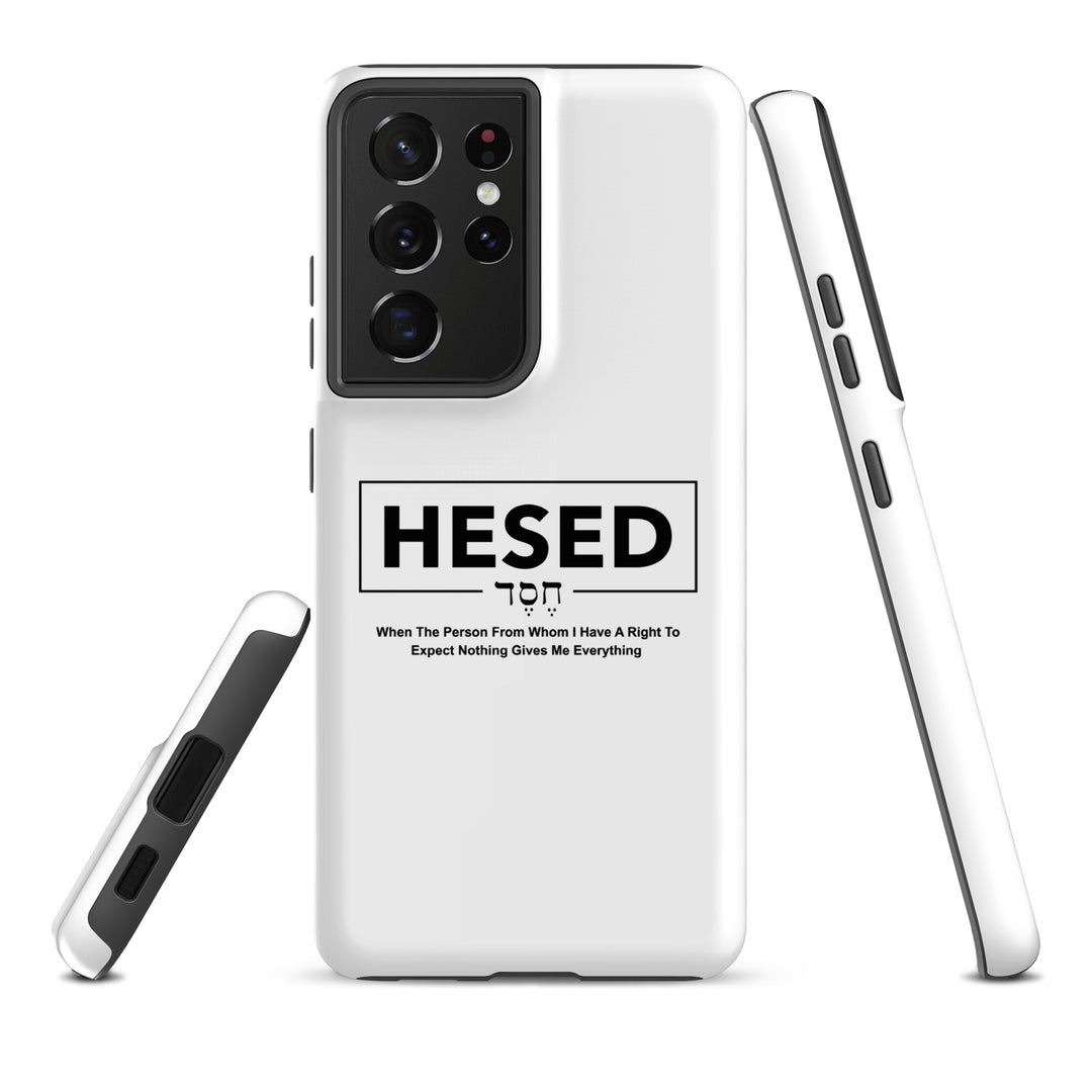 Christian Phone Case Hesed Everything White for Samsung® Samsung® Phone Cases   