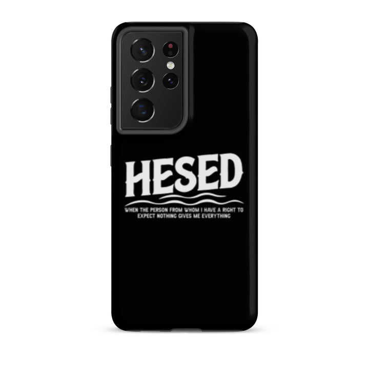 Christian Phone Case Hesed Everything Black  for Samsung® Samsung® Phone Cases Matte Samsung Galaxy S21 Ultra 