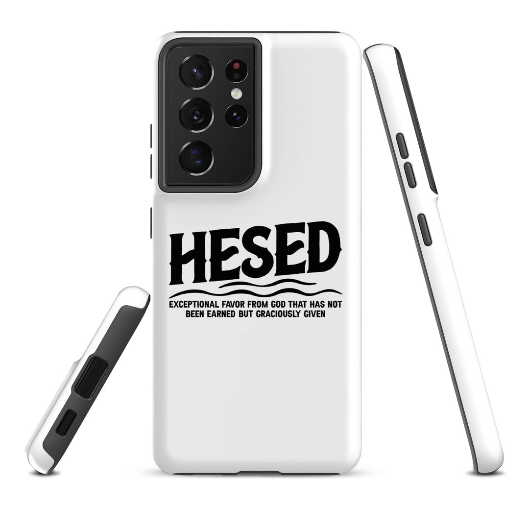 Christian Phone Case Hesed Exceptional Favor White for Samsung® Samsung® Phone Cases   