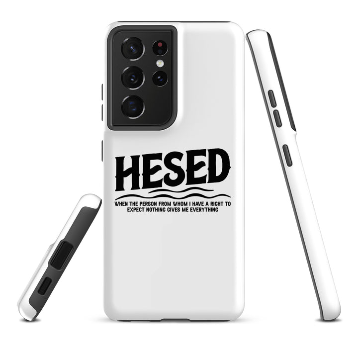 Christian Phone Case Hesed Everything White for Samsung® Samsung® Phone Cases   