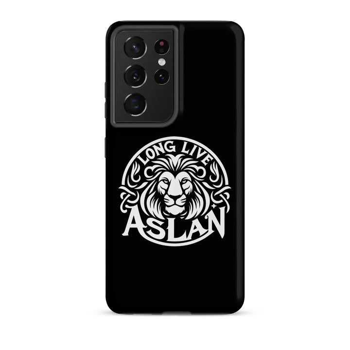 Christian Phone Case Long Live Aslan Black for Samsung® Samsung® Phone Cases Matte Samsung Galaxy S21 Ultra 