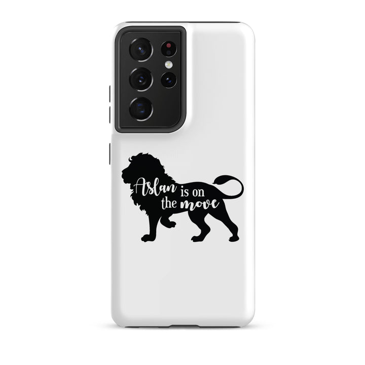 Christian Phone Case Aslan Is On The Move White for Samsung® Samsung® Phone Cases Matte Samsung Galaxy S21 Ultra 