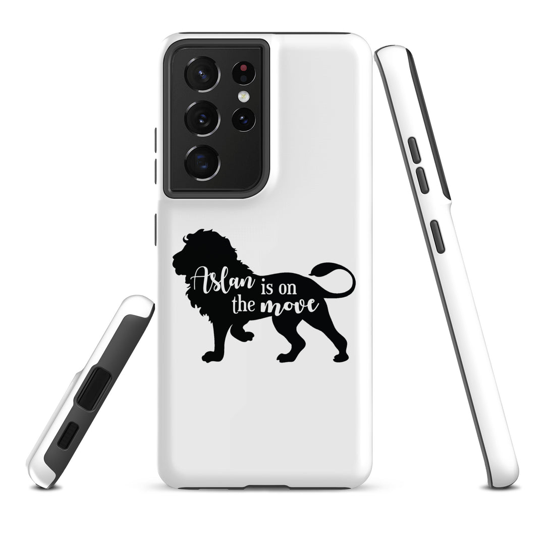 Christian Phone Case Aslan Is On The Move White for Samsung® Samsung® Phone Cases   