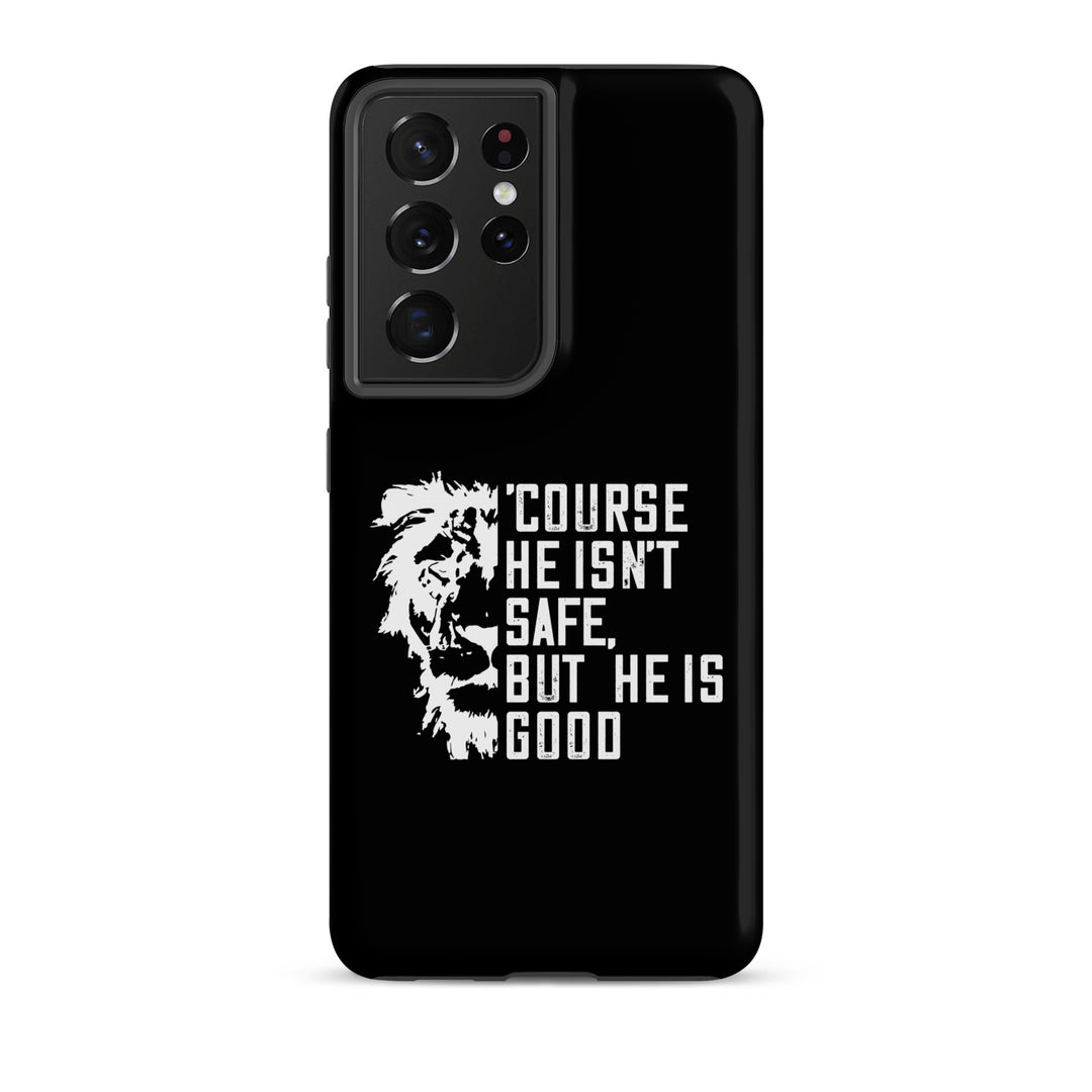 Christian Phone Case Christian Phone 'Course He Isn't Safe Black for Samsung® Samsung® Phone Cases Matte Samsung Galaxy S21 Ultra 