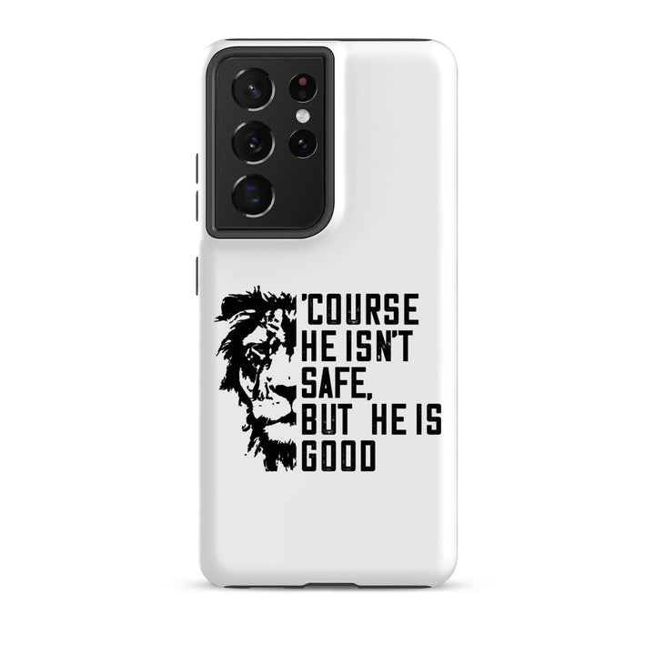 Christian Phone Case 'Course He Isn't Safe White for Samsung® Samsung® Phone Cases Matte Samsung Galaxy S21 Ultra 