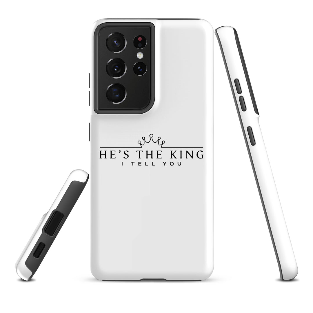 Christian Phone Case He's The King White for Samsung® Samsung® Phone Cases   