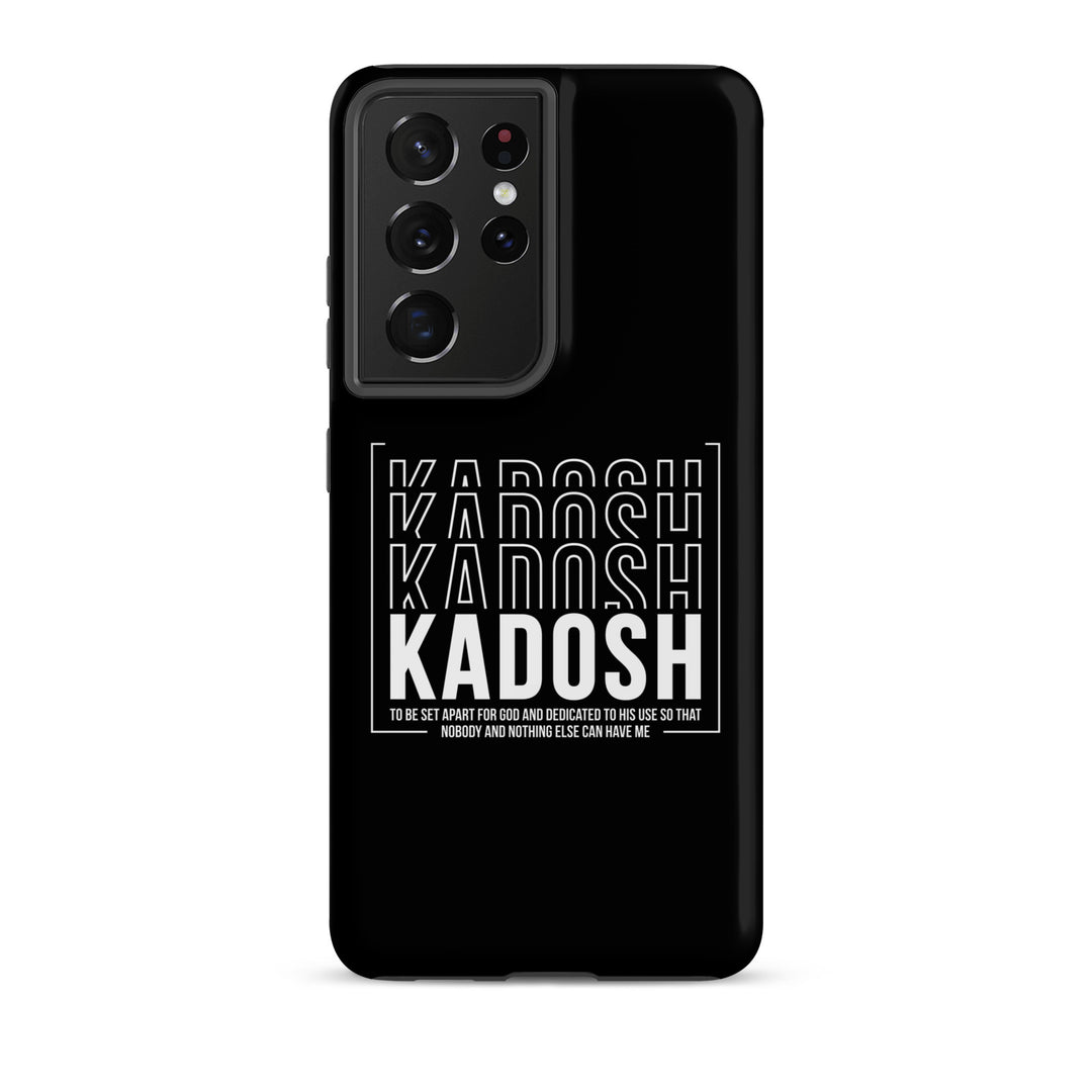 Christian Phone Case Kadosh Dedicated To His Use Black for Samsung® Samsung® Phone Cases Matte Samsung Galaxy S21 Ultra 