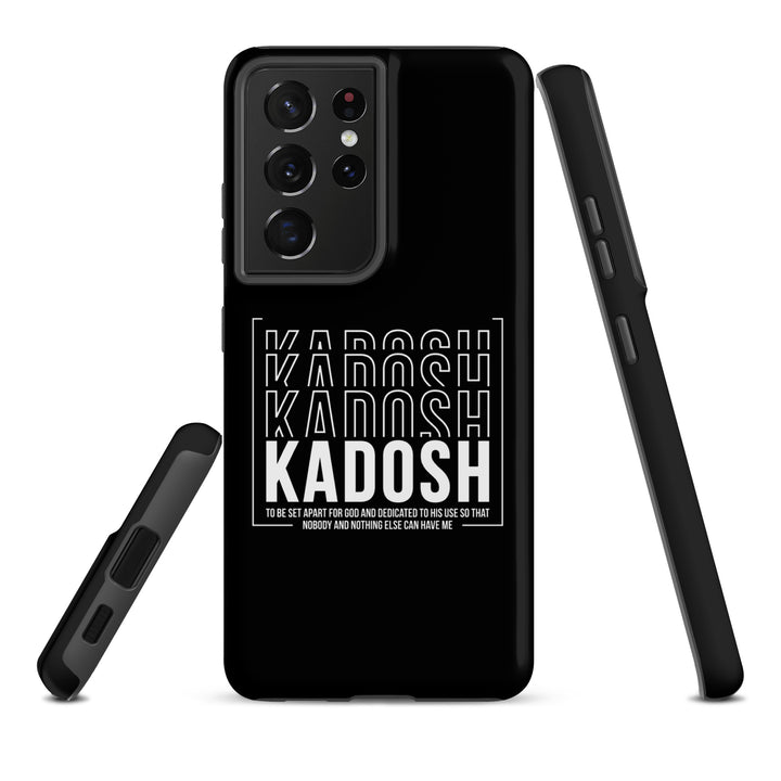 Christian Phone Case Kadosh Dedicated To His Use Black for Samsung® Samsung® Phone Cases   