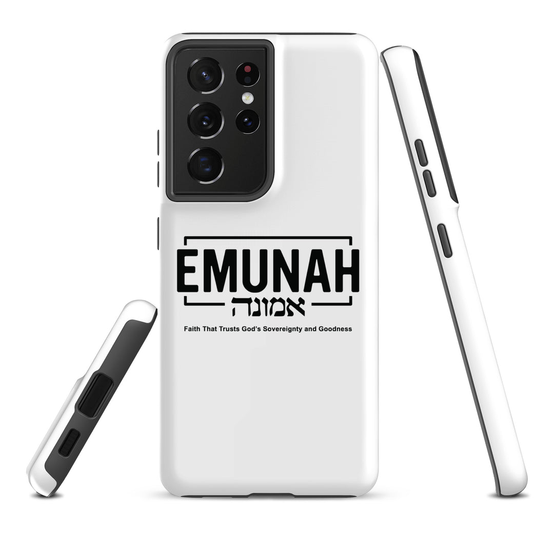 Christian Phone Case Emunah Steadfast Faith White for Samsung® Samsung® Phone Cases   