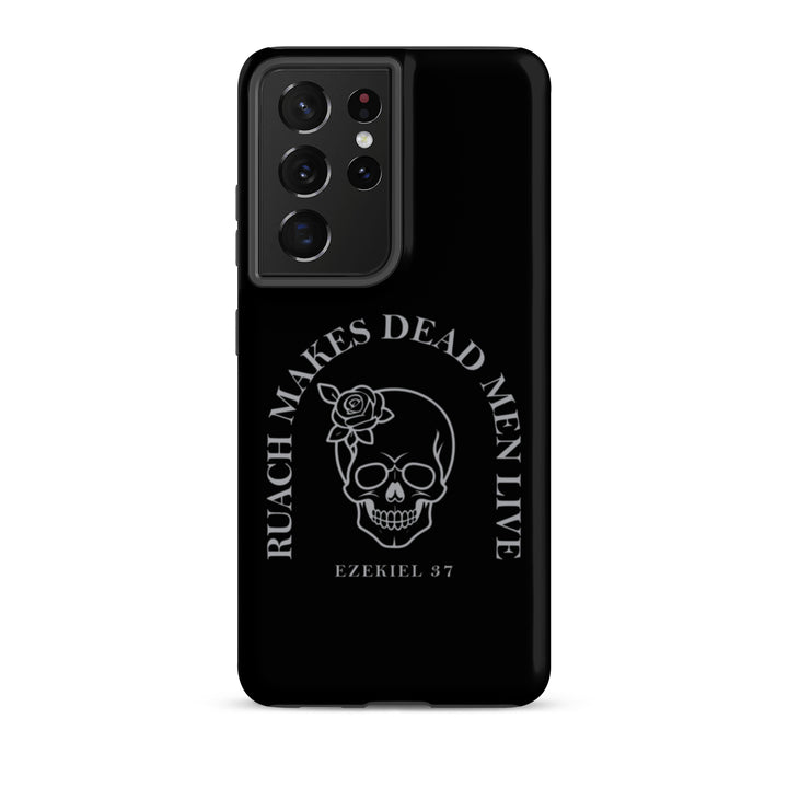 Christian Phone Case Ruach Makes Dead Men Live Black for Samsung® Samsung® Phone Cases Matte Samsung Galaxy S21 Ultra 